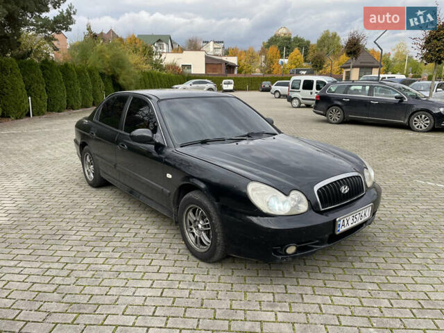 Хендай Соната 2004 в Львове на Automoto.ua Черный Хендай Соната, объемом двигателя 2 л и пробегом 220 тыс. км за 2900 $, фото 1 на Automoto.ua