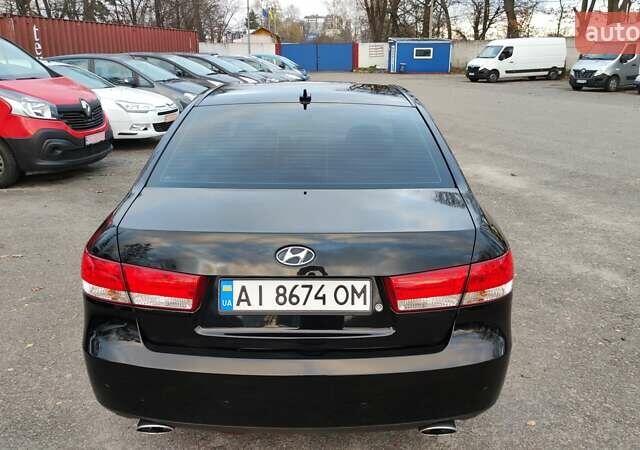 Хендай Соната 2006 у Буче на Automoto.ua Чорний Хендай Соната, об'ємом двигуна 3.34 л та пробігом 215 тис. км за 5999 $, фото 13 на Automoto.ua