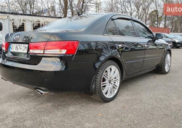 Хендай Соната 2006 у Буче на Automoto.ua Чорний Хендай Соната, об'ємом двигуна 3.34 л та пробігом 215 тис. км за 5999 $, фото 10 на Automoto.ua