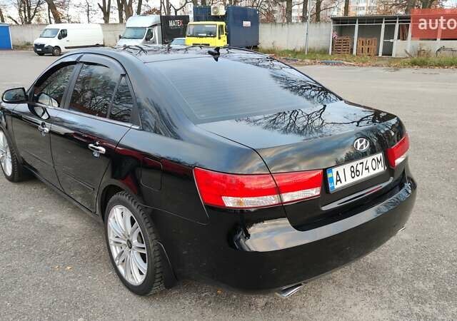 Хендай Соната 2006 у Буче на Automoto.ua Чорний Хендай Соната, об'ємом двигуна 3.34 л та пробігом 215 тис. км за 5999 $, фото 15 на Automoto.ua
