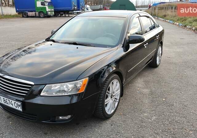 Хендай Соната 2006 у Буче на Automoto.ua Чорний Хендай Соната, об'ємом двигуна 3.34 л та пробігом 215 тис. км за 5999 $, фото 5 на Automoto.ua