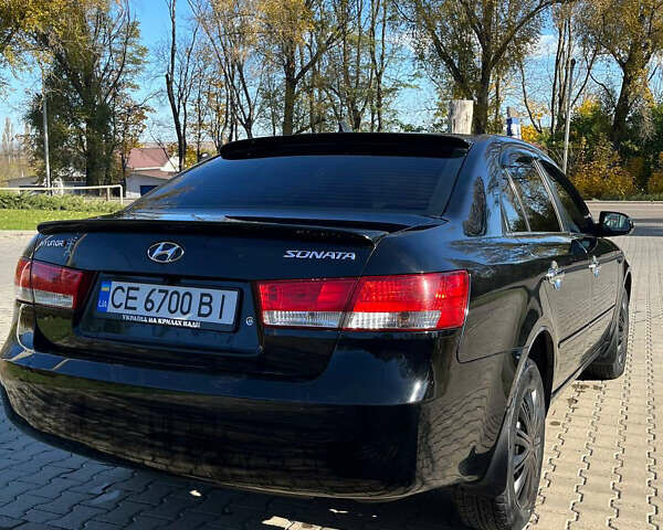 Черный Хендай Соната, объемом двигателя 2.36 л и пробегом 272 тыс. км за 5300 $, фото 7 на Automoto.ua
