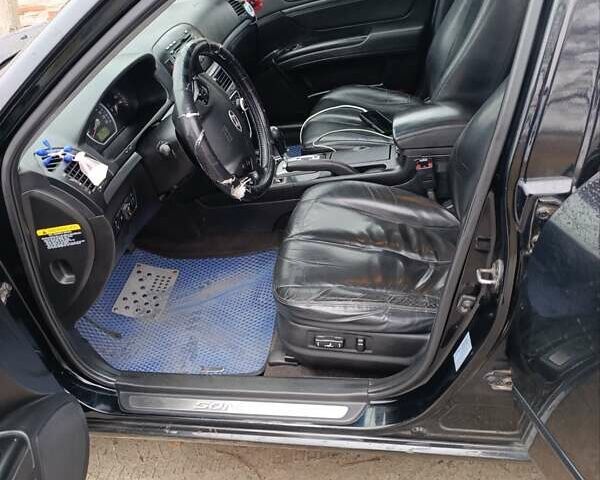 Черный Хендай Соната, объемом двигателя 2.4 л и пробегом 350 тыс. км за 7000 $, фото 7 на Automoto.ua