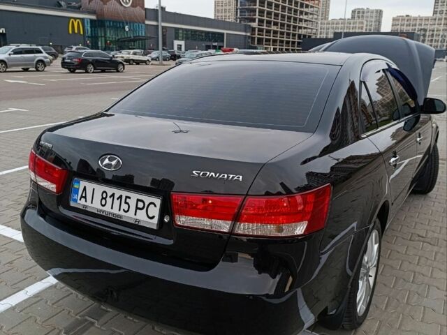 Черный Хендай Соната, объемом двигателя 2 л и пробегом 242 тыс. км за 5750 $, фото 17 на Automoto.ua