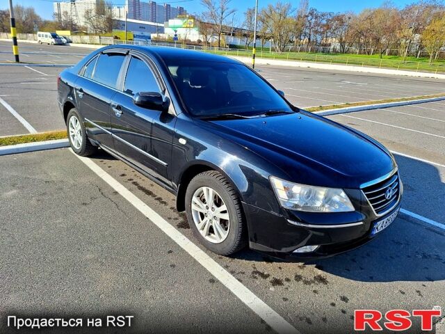 Хендай Соната 2008 у Києві на Automoto.ua Чорний Хендай Соната, об'ємом двигуна 2 л та пробігом 217 тис. км за 6500 $, фото 3 на Automoto.ua