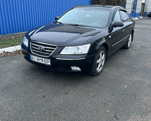 Чорний Хендай Соната, об'ємом двигуна 2.36 л та пробігом 220 тис. км за 3950 $, фото 2 на Automoto.ua