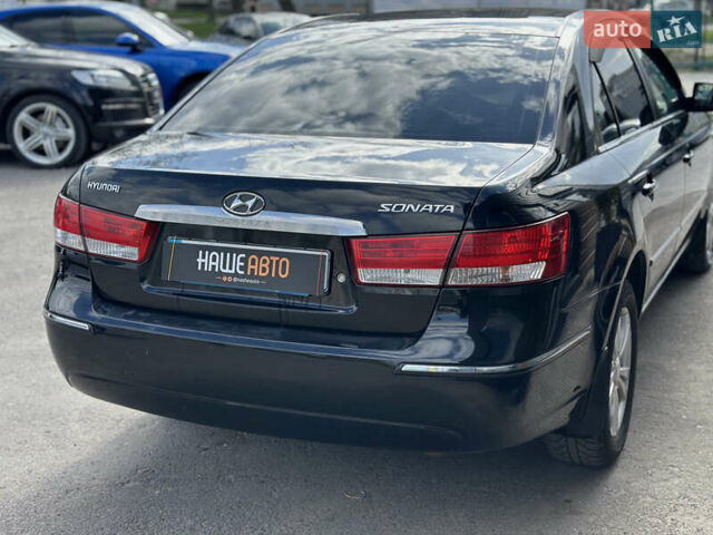 Черный Хендай Соната, объемом двигателя 2 л и пробегом 270 тыс. км за 5400 $, фото 17 на Automoto.ua