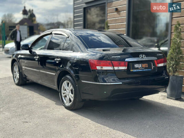 Черный Хендай Соната, объемом двигателя 2 л и пробегом 270 тыс. км за 5400 $, фото 10 на Automoto.ua