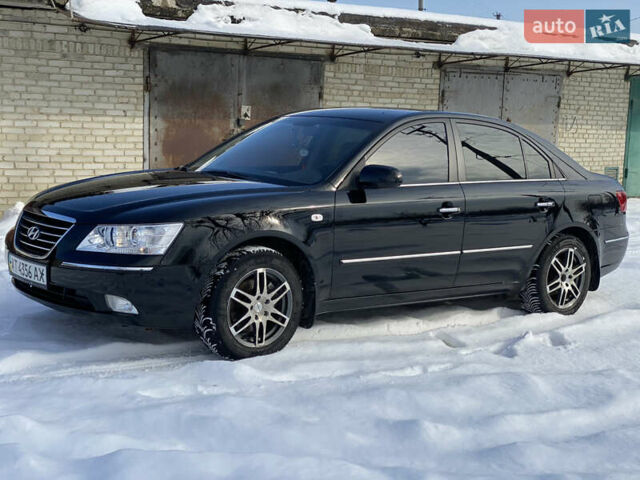 Черный Хендай Соната, объемом двигателя 2 л и пробегом 90 тыс. км за 9800 $, фото 4 на Automoto.ua
