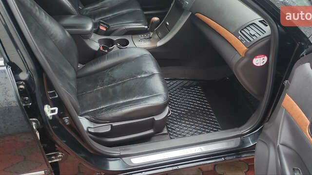 Черный Хендай Соната, объемом двигателя 2.4 л и пробегом 275 тыс. км за 6000 $, фото 19 на Automoto.ua