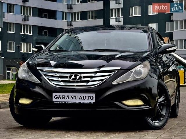 Черный Хендай Соната, объемом двигателя 2.4 л и пробегом 177 тыс. км за 7999 $, фото 9 на Automoto.ua