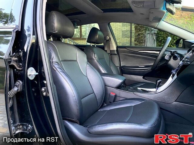 Черный Хендай Соната, объемом двигателя 2.4 л и пробегом 173 тыс. км за 9200 $, фото 8 на Automoto.ua