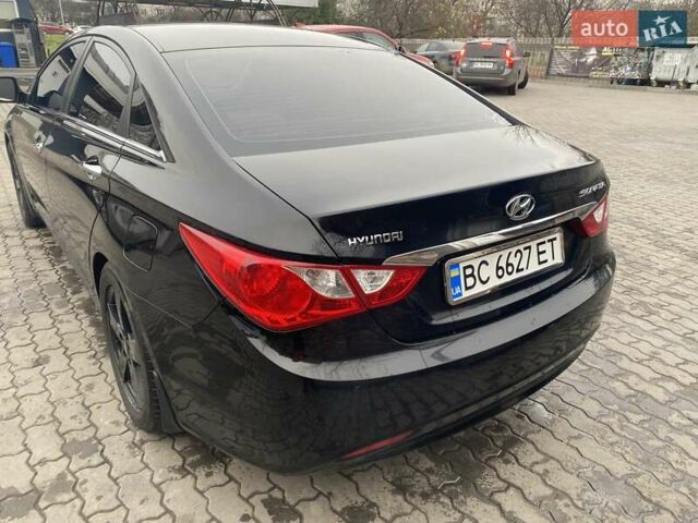 Черный Хендай Соната, объемом двигателя 2.4 л и пробегом 97 тыс. км за 10700 $, фото 8 на Automoto.ua