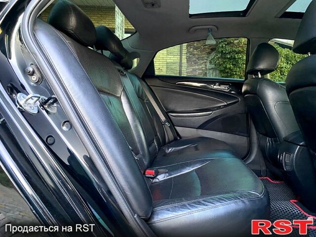 Черный Хендай Соната, объемом двигателя 2.4 л и пробегом 173 тыс. км за 9200 $, фото 7 на Automoto.ua