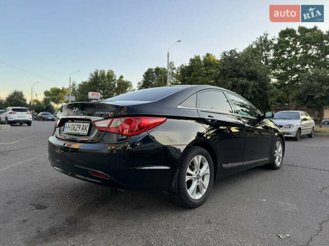 Черный Хендай Соната, объемом двигателя 2.4 л и пробегом 270 тыс. км за 9200 $, фото 10 на Automoto.ua