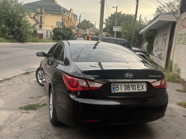 Черный Хендай Соната, объемом двигателя 2 л и пробегом 170 тыс. км за 6100 $, фото 4 на Automoto.ua