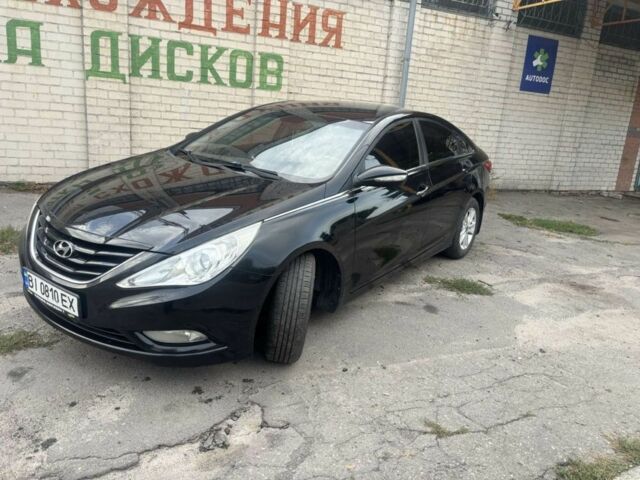 Черный Хендай Соната, объемом двигателя 2 л и пробегом 170 тыс. км за 6100 $, фото 3 на Automoto.ua
