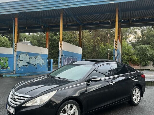 Черный Хендай Соната, объемом двигателя 2.4 л и пробегом 180 тыс. км за 8799 $, фото 9 на Automoto.ua