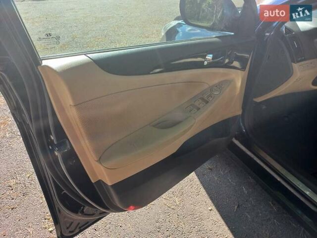 Черный Хендай Соната, объемом двигателя 2.36 л и пробегом 118 тыс. км за 9600 $, фото 52 на Automoto.ua