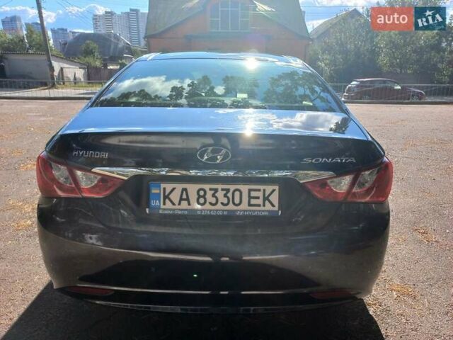 Черный Хендай Соната, объемом двигателя 2.36 л и пробегом 118 тыс. км за 9600 $, фото 30 на Automoto.ua