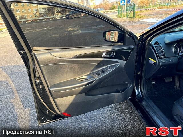 Черный Хендай Соната, объемом двигателя 2.4 л и пробегом 200 тыс. км за 7600 $, фото 6 на Automoto.ua