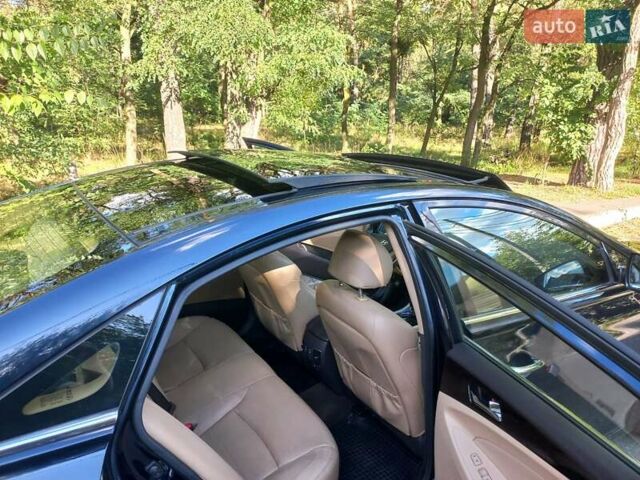 Черный Хендай Соната, объемом двигателя 2.36 л и пробегом 118 тыс. км за 9600 $, фото 22 на Automoto.ua