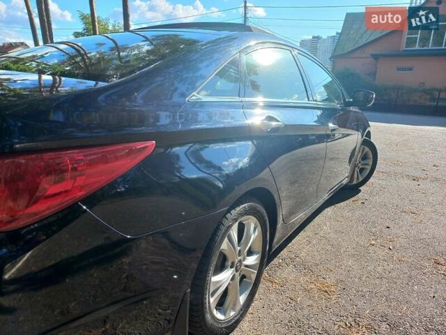 Черный Хендай Соната, объемом двигателя 2.36 л и пробегом 118 тыс. км за 9600 $, фото 110 на Automoto.ua