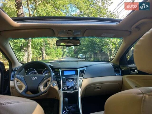 Черный Хендай Соната, объемом двигателя 2.36 л и пробегом 118 тыс. км за 9600 $, фото 127 на Automoto.ua