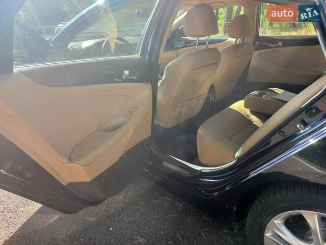 Черный Хендай Соната, объемом двигателя 2.36 л и пробегом 118 тыс. км за 9600 $, фото 51 на Automoto.ua