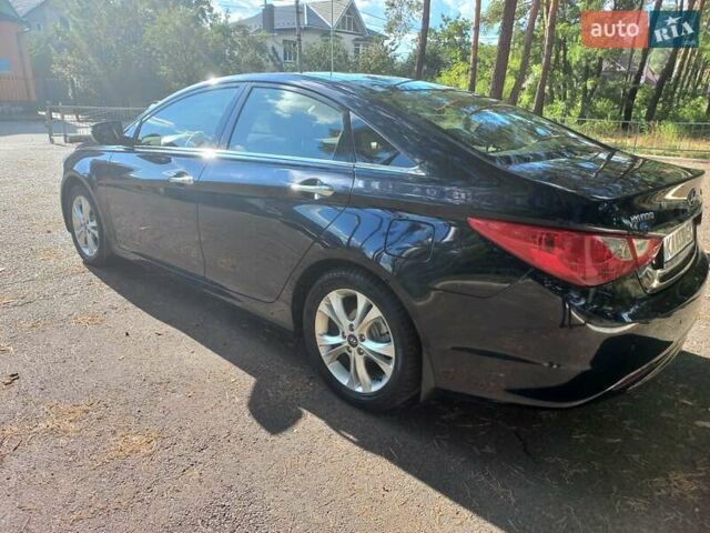 Черный Хендай Соната, объемом двигателя 2.36 л и пробегом 118 тыс. км за 9600 $, фото 31 на Automoto.ua