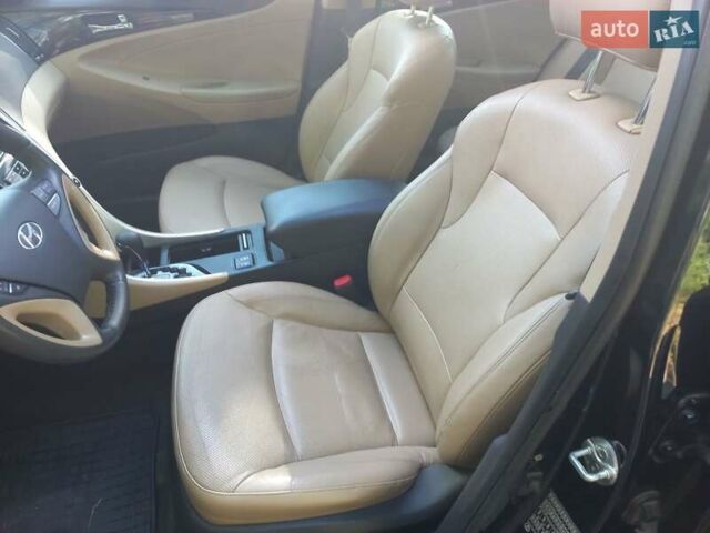 Черный Хендай Соната, объемом двигателя 2.36 л и пробегом 118 тыс. км за 9600 $, фото 121 на Automoto.ua