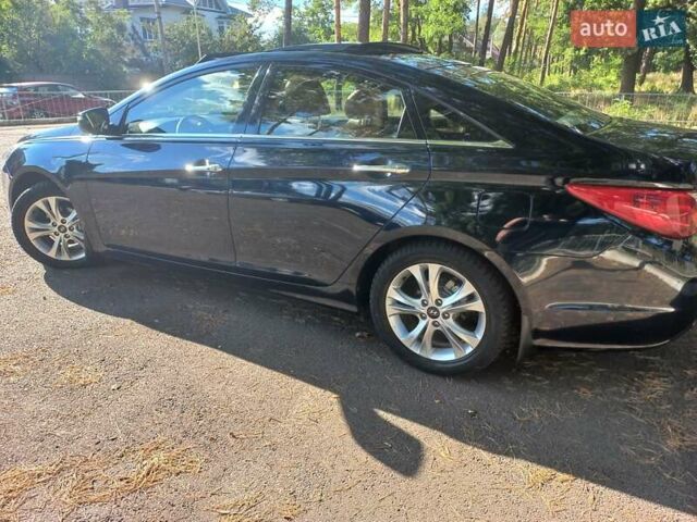 Черный Хендай Соната, объемом двигателя 2.36 л и пробегом 118 тыс. км за 9600 $, фото 115 на Automoto.ua