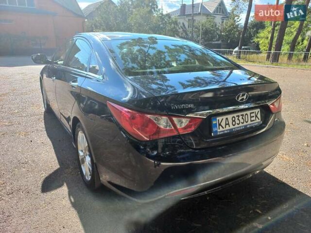 Черный Хендай Соната, объемом двигателя 2.36 л и пробегом 118 тыс. км за 9600 $, фото 33 на Automoto.ua