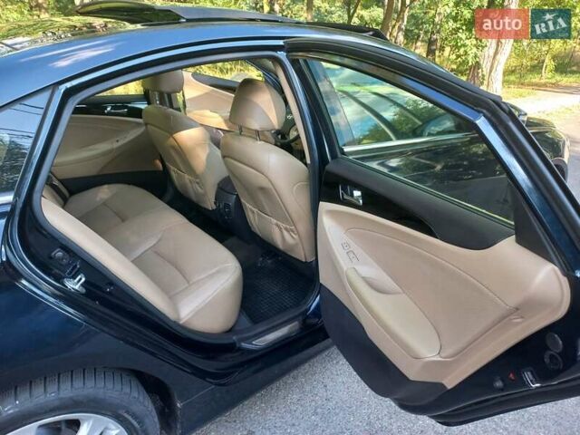 Черный Хендай Соната, объемом двигателя 2.36 л и пробегом 118 тыс. км за 9600 $, фото 19 на Automoto.ua