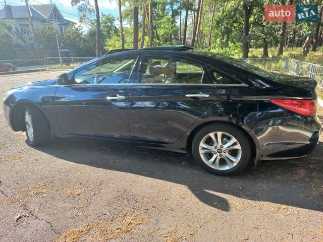 Черный Хендай Соната, объемом двигателя 2.36 л и пробегом 118 тыс. км за 9600 $, фото 105 на Automoto.ua
