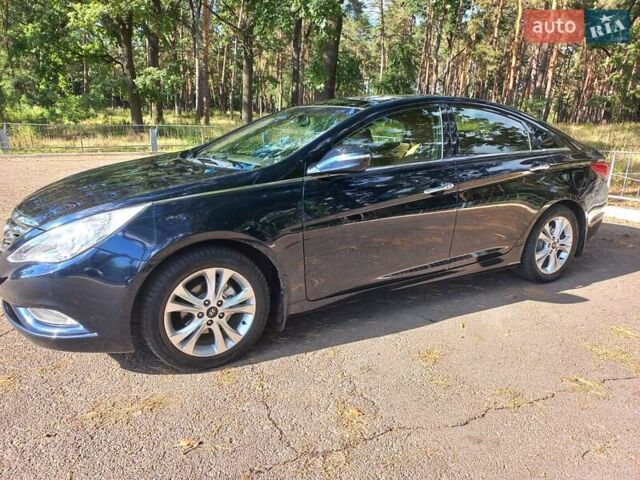 Черный Хендай Соната, объемом двигателя 2.36 л и пробегом 118 тыс. км за 9600 $, фото 57 на Automoto.ua