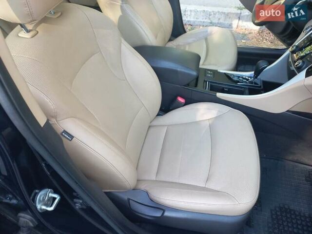 Черный Хендай Соната, объемом двигателя 2.36 л и пробегом 118 тыс. км за 9600 $, фото 16 на Automoto.ua