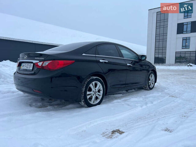 Черный Хендай Соната, объемом двигателя 2 л и пробегом 177 тыс. км за 8499 $, фото 3 на Automoto.ua