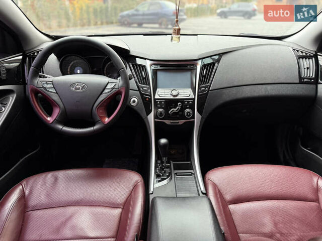 Черный Хендай Соната, объемом двигателя 2.4 л и пробегом 188 тыс. км за 12000 $, фото 28 на Automoto.ua