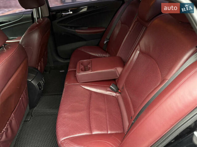 Черный Хендай Соната, объемом двигателя 2.4 л и пробегом 188 тыс. км за 12000 $, фото 31 на Automoto.ua