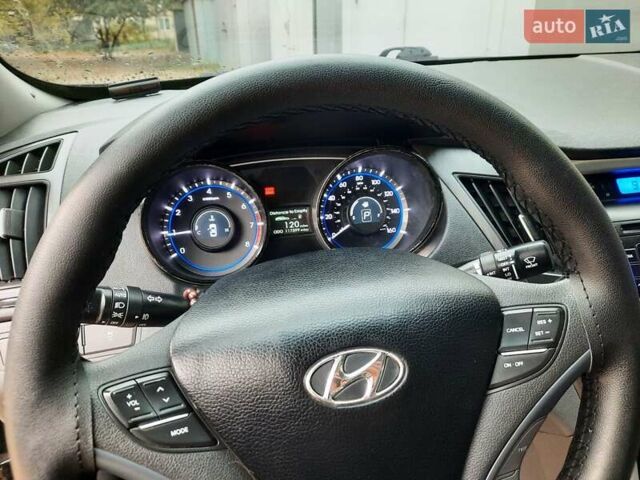 Черный Хендай Соната, объемом двигателя 2.4 л и пробегом 185 тыс. км за 8999 $, фото 13 на Automoto.ua