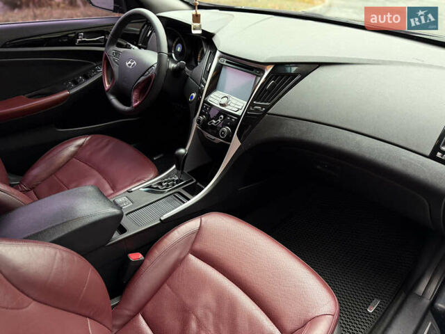 Черный Хендай Соната, объемом двигателя 2.4 л и пробегом 188 тыс. км за 12000 $, фото 36 на Automoto.ua