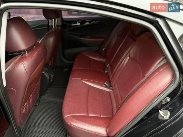 Черный Хендай Соната, объемом двигателя 2.4 л и пробегом 188 тыс. км за 12000 $, фото 27 на Automoto.ua