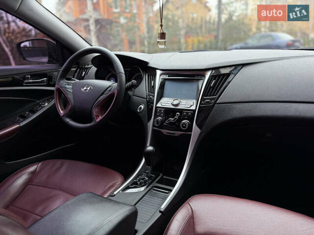 Черный Хендай Соната, объемом двигателя 2.4 л и пробегом 188 тыс. км за 12000 $, фото 35 на Automoto.ua