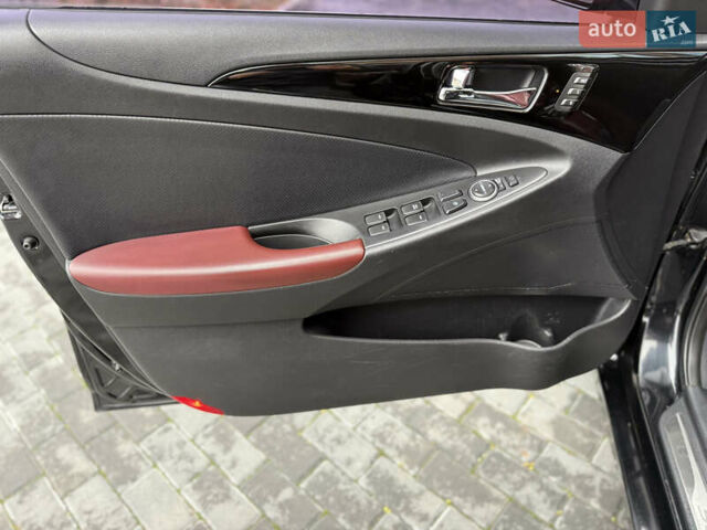 Черный Хендай Соната, объемом двигателя 2.4 л и пробегом 188 тыс. км за 12000 $, фото 17 на Automoto.ua