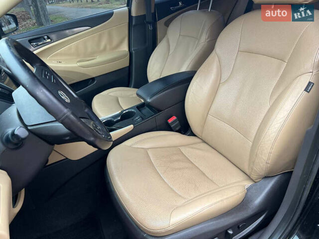 Чорний Хендай Соната, об'ємом двигуна 2.36 л та пробігом 245 тис. км за 9300 $, фото 13 на Automoto.ua