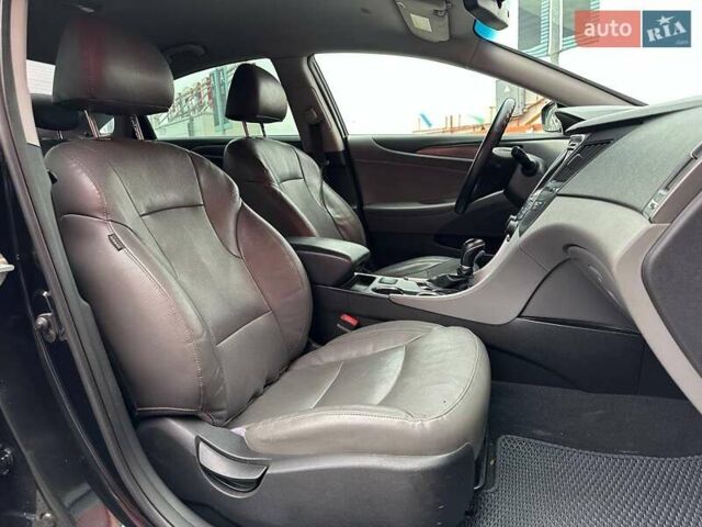 Черный Хендай Соната, объемом двигателя 2.36 л и пробегом 140 тыс. км за 10990 $, фото 11 на Automoto.ua