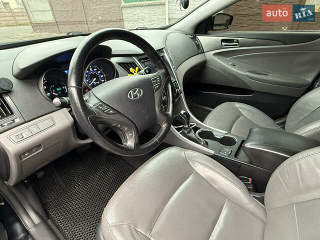 Черный Хендай Соната, объемом двигателя 2.36 л и пробегом 276 тыс. км за 10999 $, фото 7 на Automoto.ua