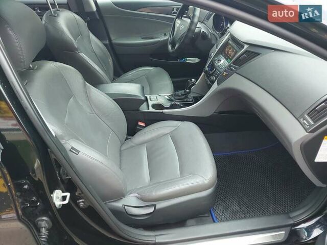 Черный Хендай Соната, объемом двигателя 2.36 л и пробегом 164 тыс. км за 8200 $, фото 9 на Automoto.ua