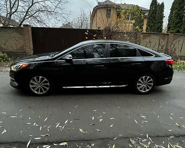 Черный Хендай Соната, объемом двигателя 2.36 л и пробегом 144 тыс. км за 10999 $, фото 7 на Automoto.ua